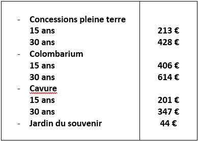 tarif 2027